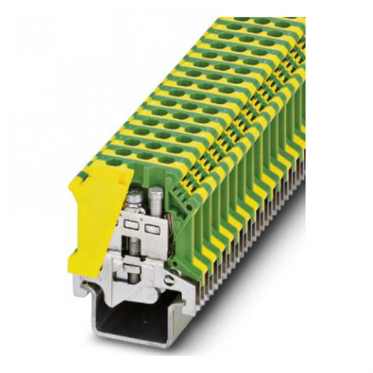 Клемма защитного провода PHOENIX CONTACT 0,5.6 мм², желто-зеленый, 0442024