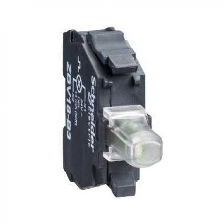 КОНТ. БЛОК С LED,МИГАЮЩ., 230В, ЗЕЛЕНЫЙ