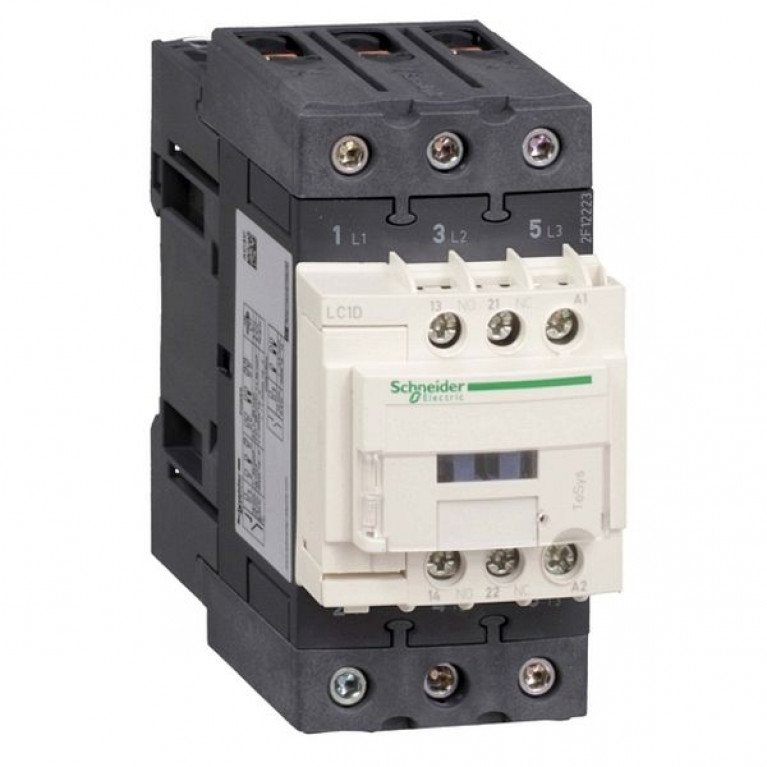 Контактор Schneider Electric TeSys LC1D EVERLINK 3P 60А 440//125В DC 18.5кВт, LC1D40AGD