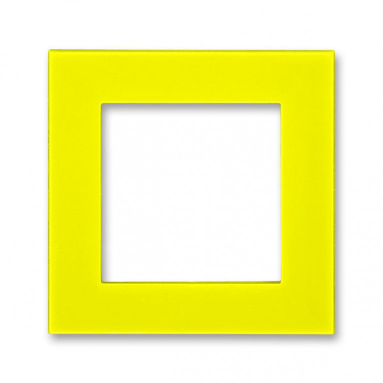 Накладка на рамку 1 пост ABB LEVIT, жёлтый, 2CHH010150A8064