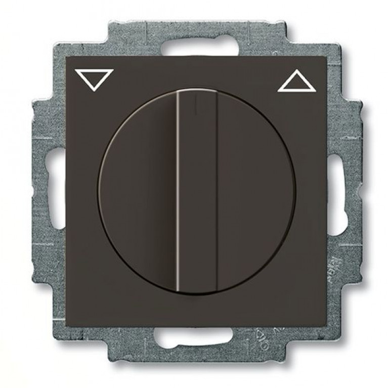 Механизм поворотного выключателя для жалюзи ABB BASIC55, château-black, 2CKA001101A0929