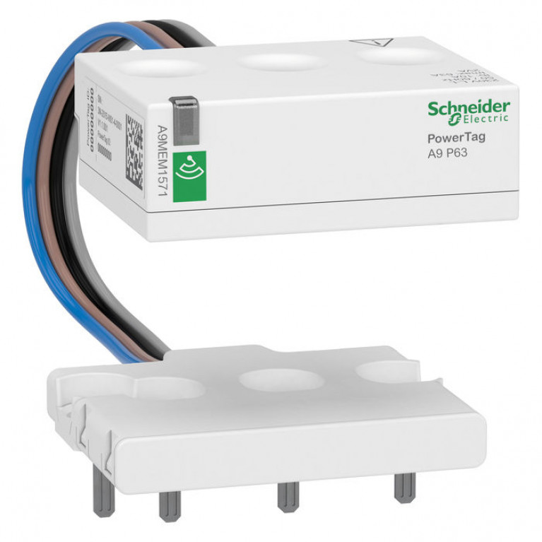 БЕСПРОВОДНЫЙ ДАТЧИК ACTI9 POWERTAG 63А DPN 3P+N // 4P ВЫШЕ АППАРАТА =S=