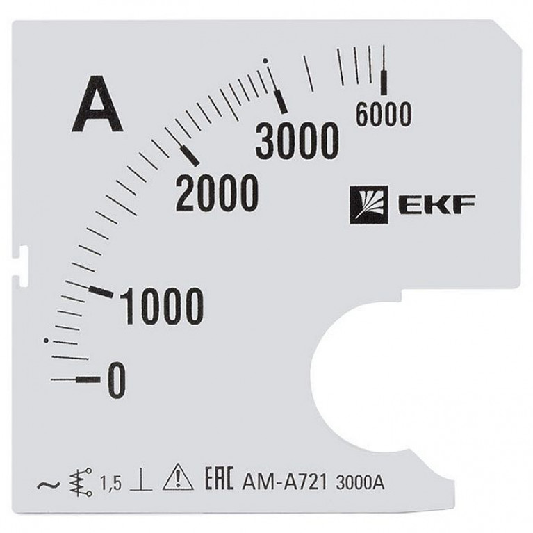 Шкала сменная для A721 3000//5А-1,5 EKF PROxima