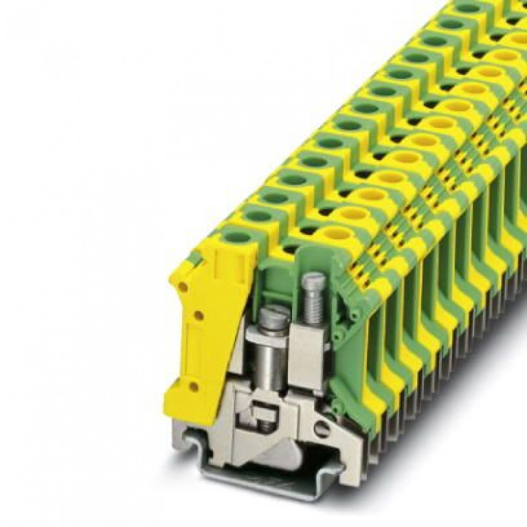 Клемма защитного провода PHOENIX CONTACT 0,5.10 мм², желто-зеленый, 3003923