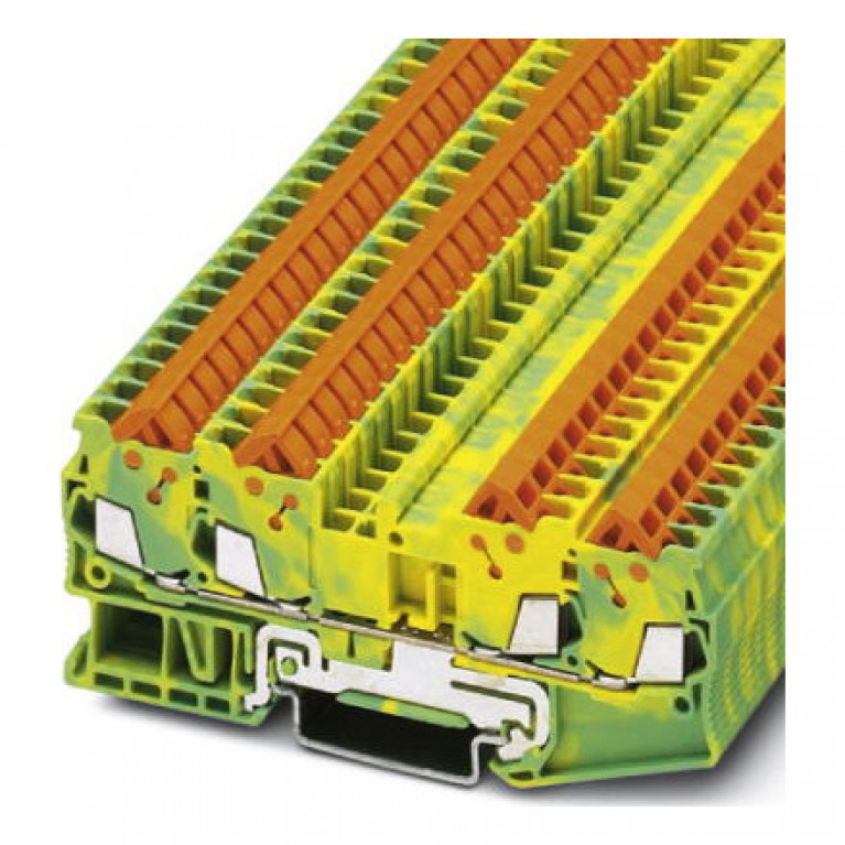 Клемма защитного провода PHOENIX CONTACT 0,25.1,5 мм², желто-зеленый, 3205093