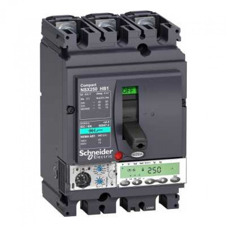 Силовой автомат Schneider Electric Compact NSX, 85кА, 3P, 80А, LV433317