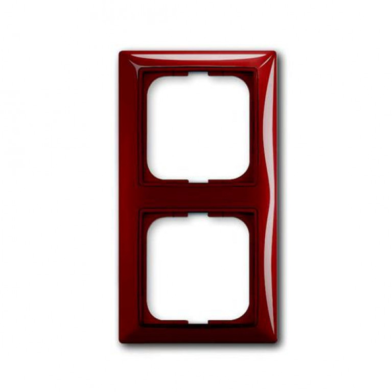 Рамка 2 поста ABB BASIC55, foyer-red, 2CKA001725A1517