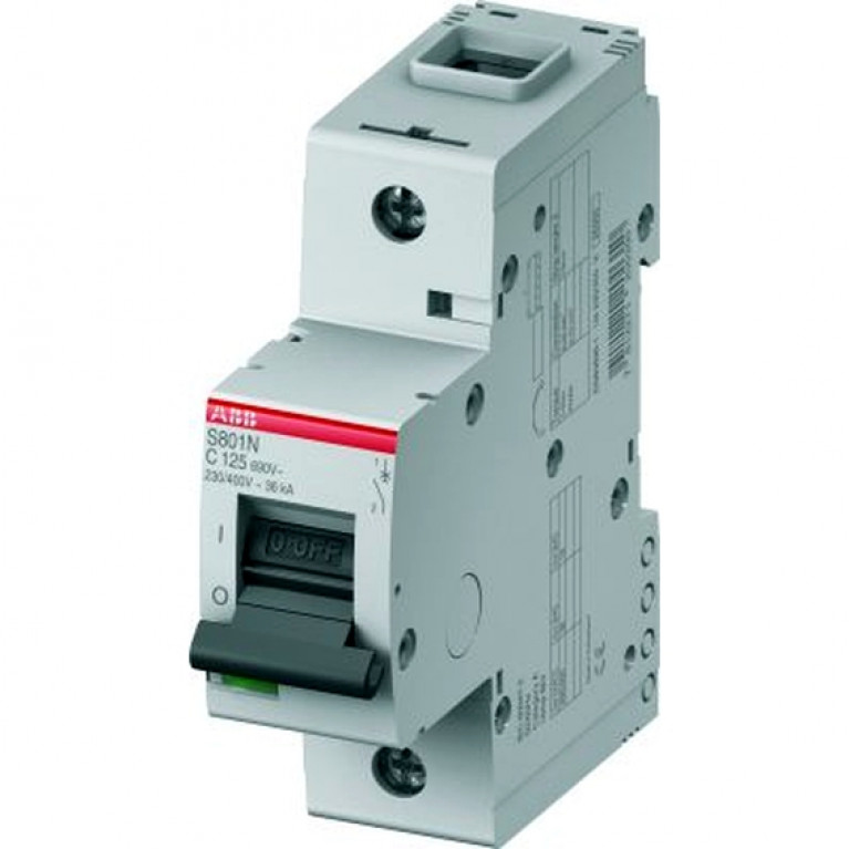 Автоматический выключатель ABB S800N 1P 50А (C) 20кА, 2CCS891001R0504
