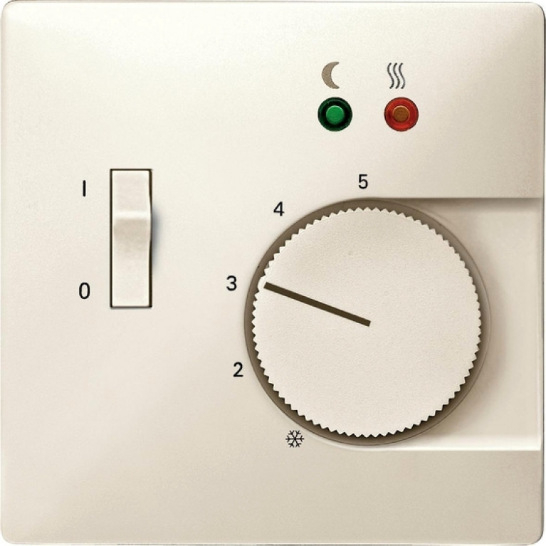 Накладка на термостат Schneider Electric MERTEN SYSTEM DESIGN, бежевый, MTN537544