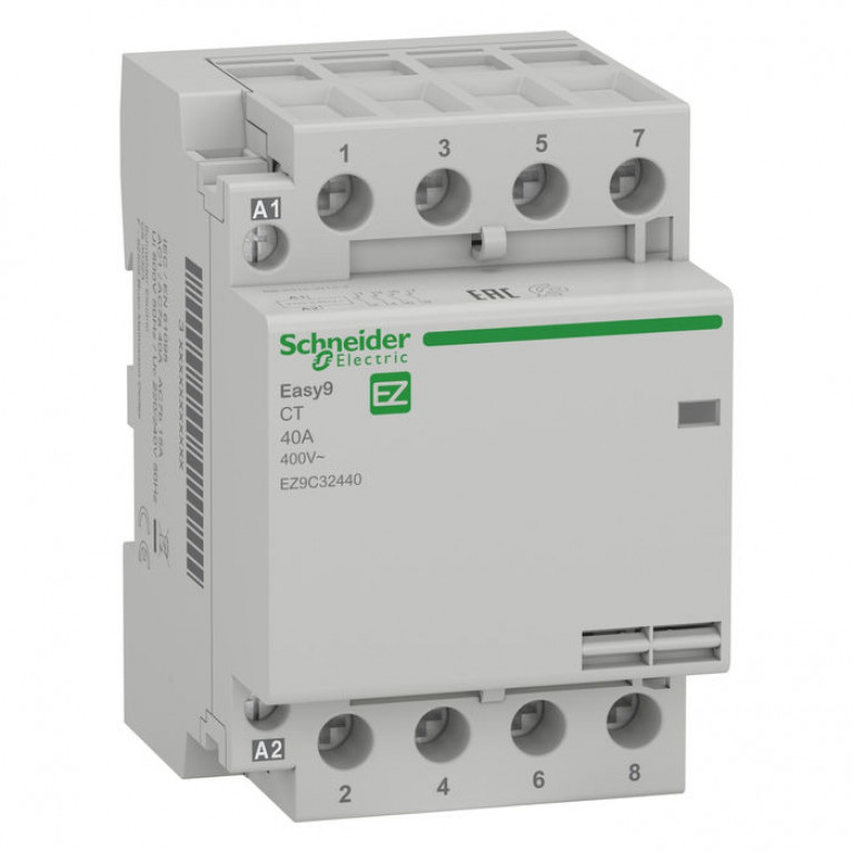 Модульный контактор Schneider Electric Easy9 4P 40А //230В AC, EZ9C32440