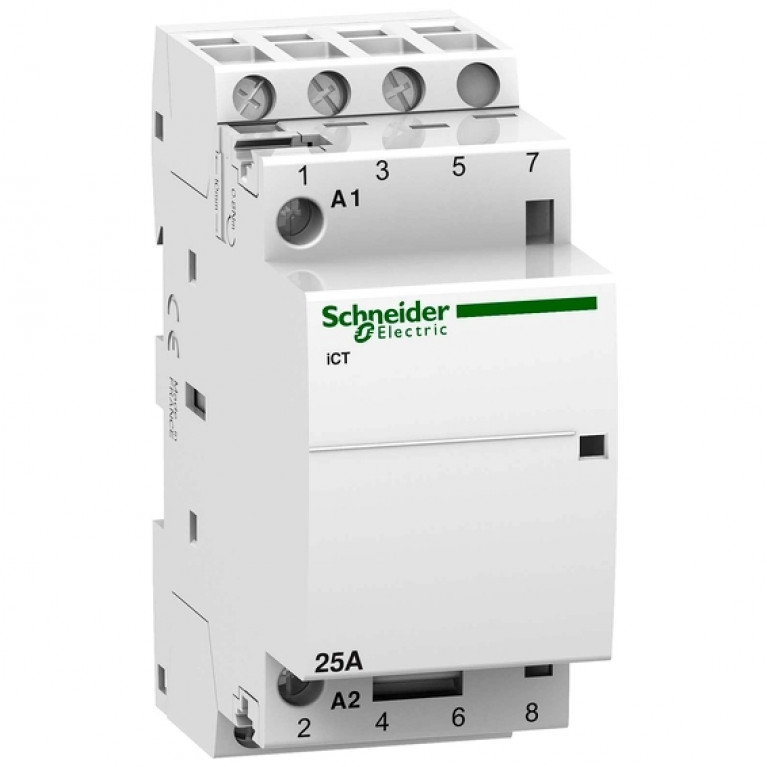 Модульный контактор Schneider Electric iCT 3P 25А 400//240В AC, A9C20833