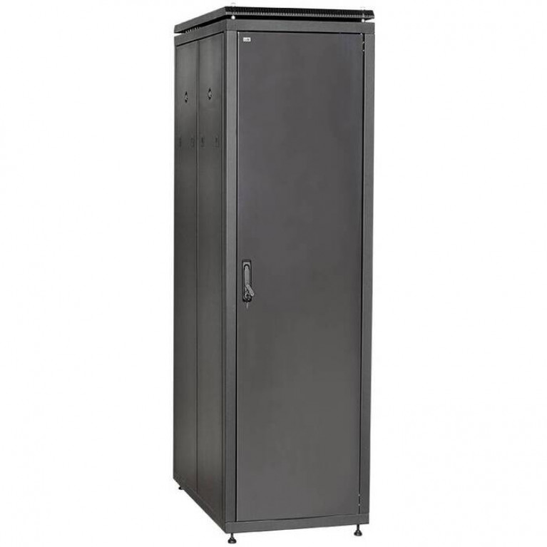 ITK Шкаф сетевой 19 LINEA N 42U 600х1000 мм металлические двери черный