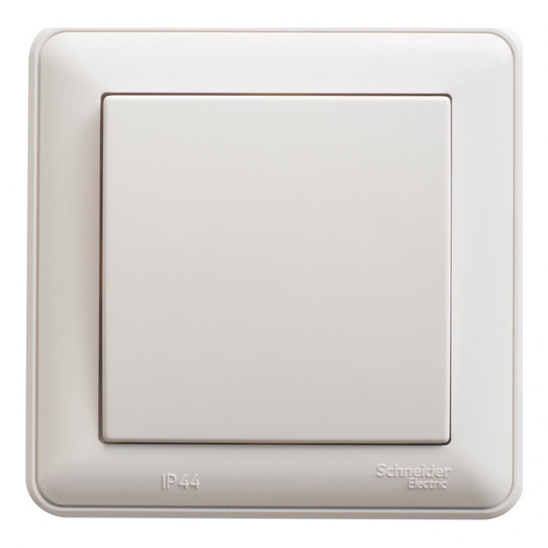 Переключатель 1-клавишный Schneider Electric W59, скрытый монтаж, белый, VS610-156B-18