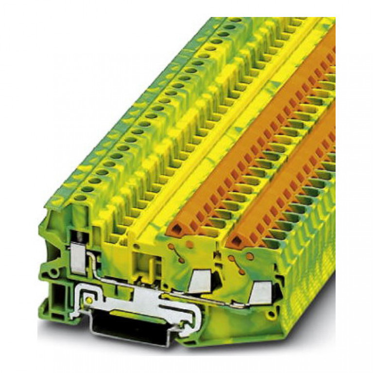 Клемма защитного провода PHOENIX CONTACT 0,5.2,5 мм², желто-зеленый, 3050329