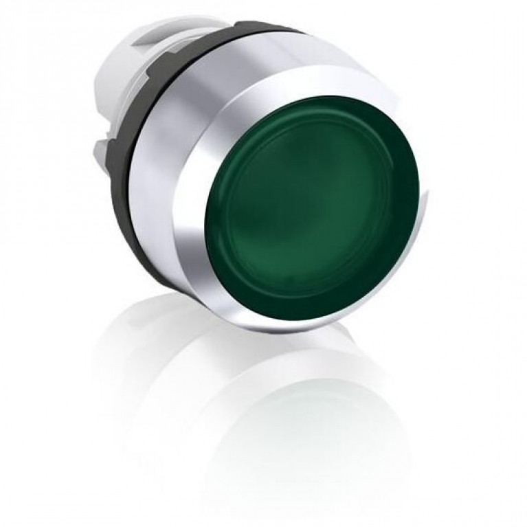 1SFA611100R3102 Кнопка MP1-31G зеленая (только корпус) с подсветкой без фиксации