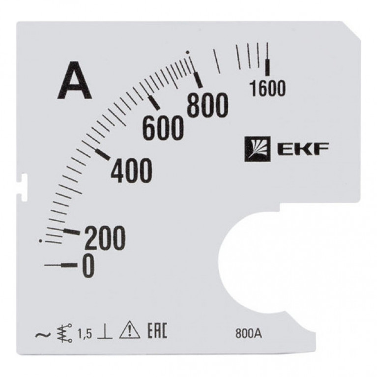 Шкала сменная для A961 800//5А-1,5 EKF PROxima
