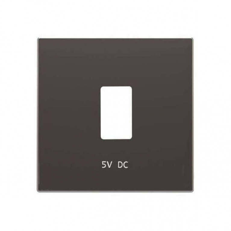 Накладка на розетку USB ABB SKY, черный бархат, 2CLA858520A1501