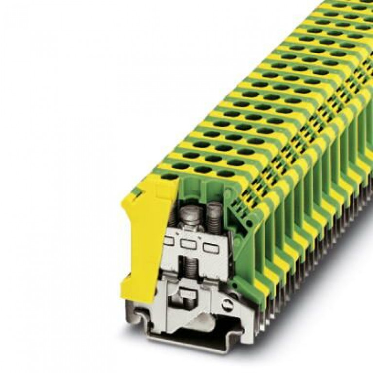 Клемма защитного провода PHOENIX CONTACT 0,5.6 мм², желто-зеленый, 0442011