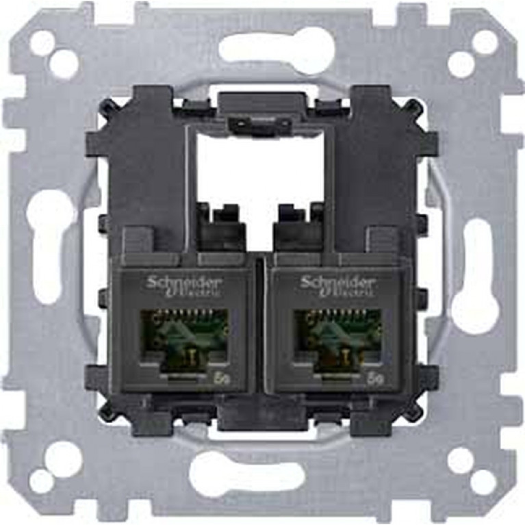 коннектор 2xRJ45 CAT5E UTP Merten