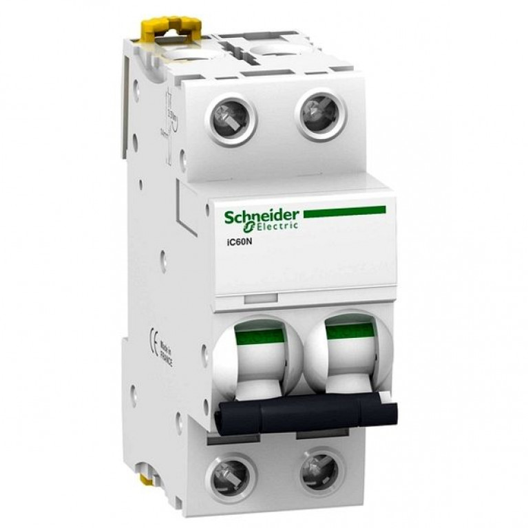 Автоматический выключатель Schneider Electric Acti9 2P 0.5А (B) 50кА, A9F73270