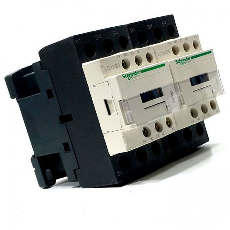 Реверсивный контактор Schneider Electric TeSys LC2D 3P 38А 400//48В AC 18.5кВт, LC2D38E7