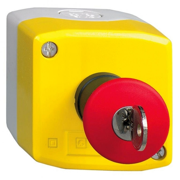 Кнопочный пост аварийной остановки Schneider Electric Harmony XALK, 1 кнопка, XALK188F