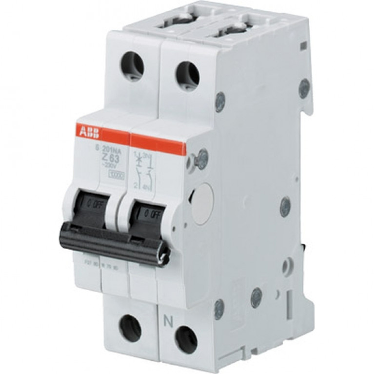 Автоматический выключатель ABB S200 1P+N 0.5А (Z) 6кА, 2CDS251103R0158