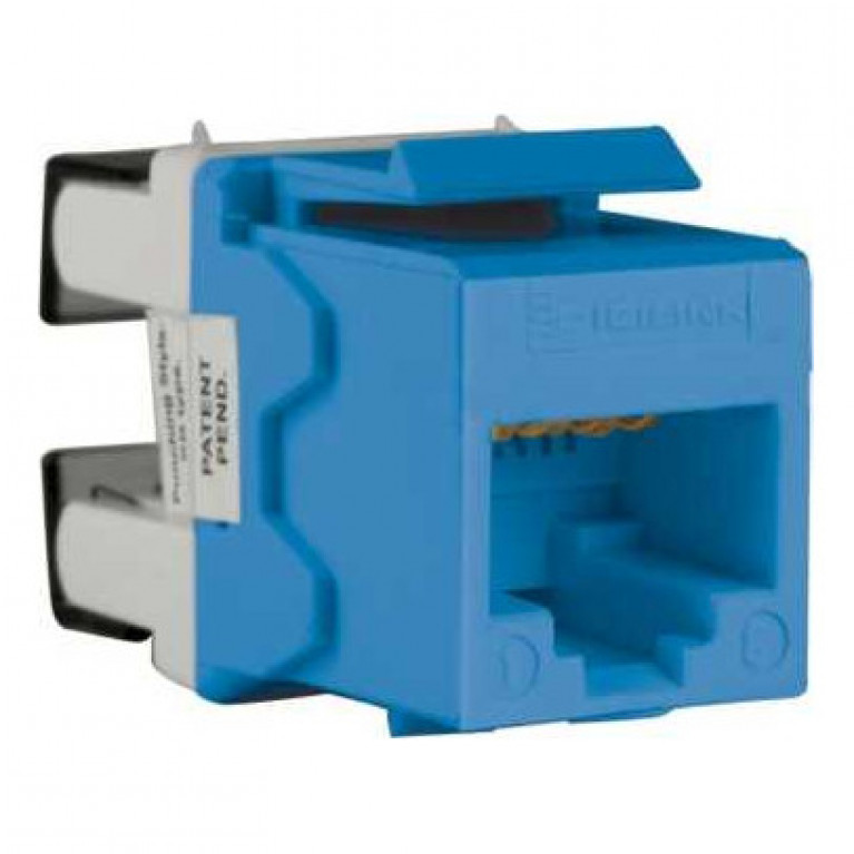 Модуль RJ45 Keystone Кат.5е UTP Синий