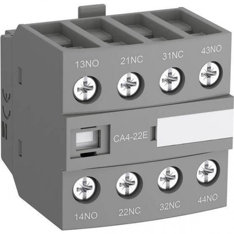 Блок контактный дополнительный CA4-04N (4НЗ) для реле NF22E…NF40E