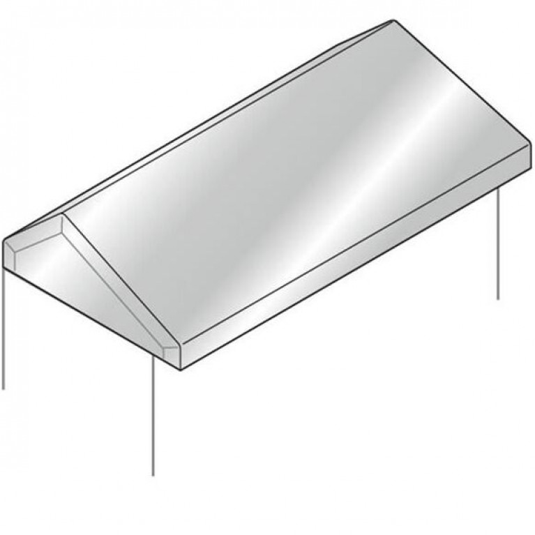 Крыша антидождевая нерж.ст.600х400мм,ISX