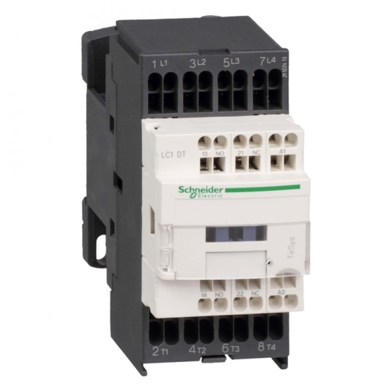 Контактор Schneider Electric TeSys LC1D 4P 25А 400//110В DC, LC1DT253FD
