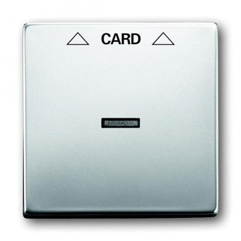Накладка на карточный выключатель ABB PURE СТАЛЬ, стальной, 2CKA001710A3757