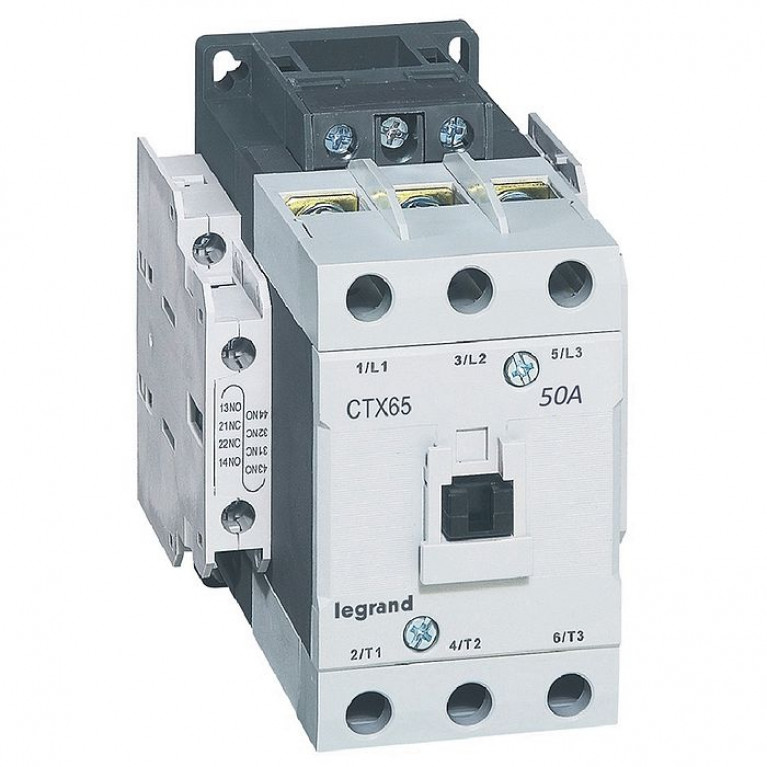 Контактор Legrand CTX³ 3P 50А 24В DC 30кВт, 416141