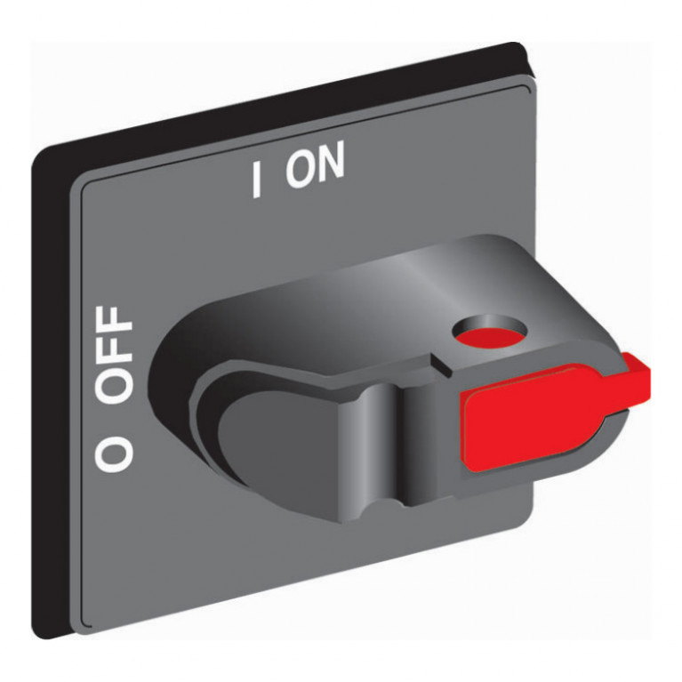 Ручка управления OHBS3RHE-RUH (черная) для управления через дверь рубильниками типа OT16..80FT