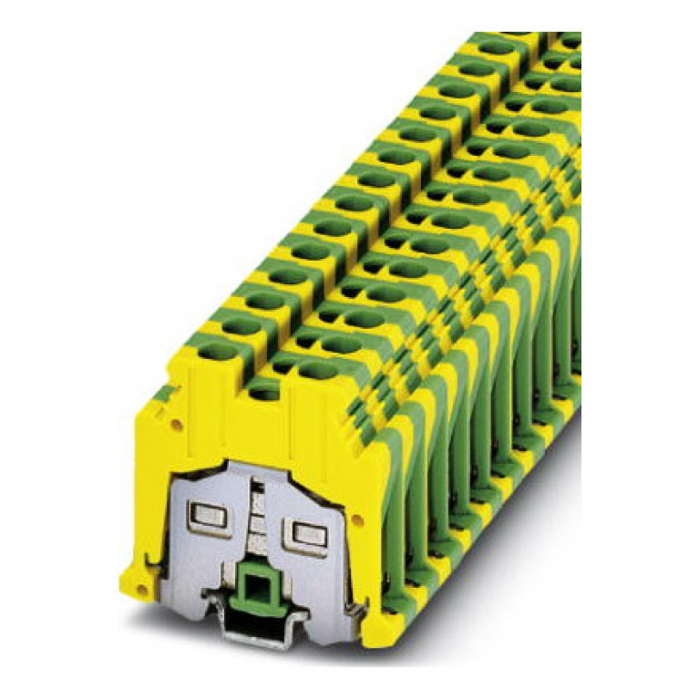 Клемма защитного провода PHOENIX CONTACT 0,5.6 мм², желто-зеленый, 1410505