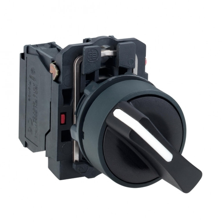Селекторный переключатель Schneider Electric Harmony, 2 позиции, 10А, XB5AD21