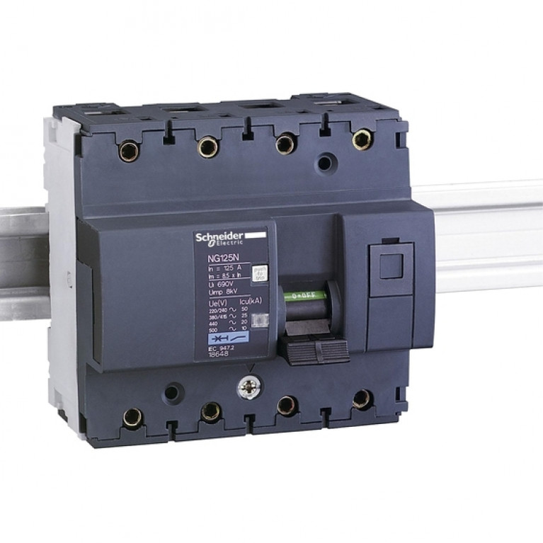 Автоматический выключатель Schneider Electric Acti9 4P 125А (C) 10кА, 18648