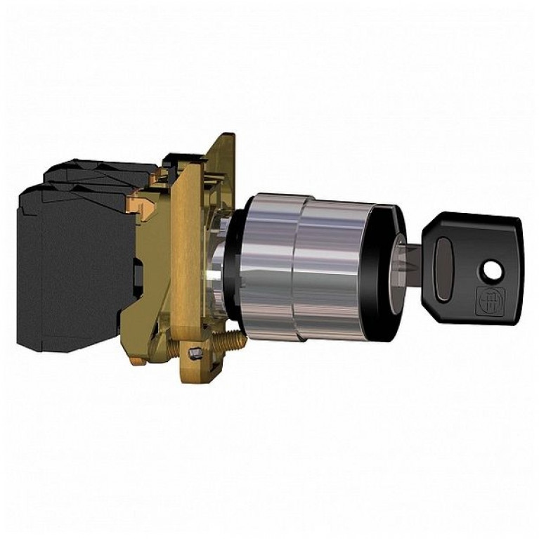 Селекторный переключатель Schneider Electric Harmony, 3 позиции, 10А, XB4BG33