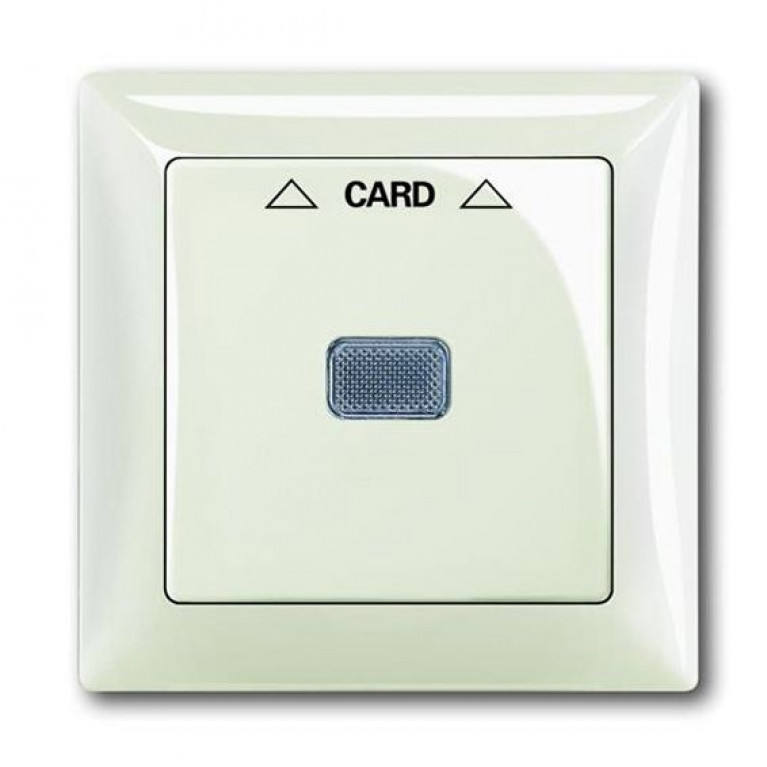 Накладка на карточный выключатель ABB BASIC55, chalet-white, 2CKA001710A3937