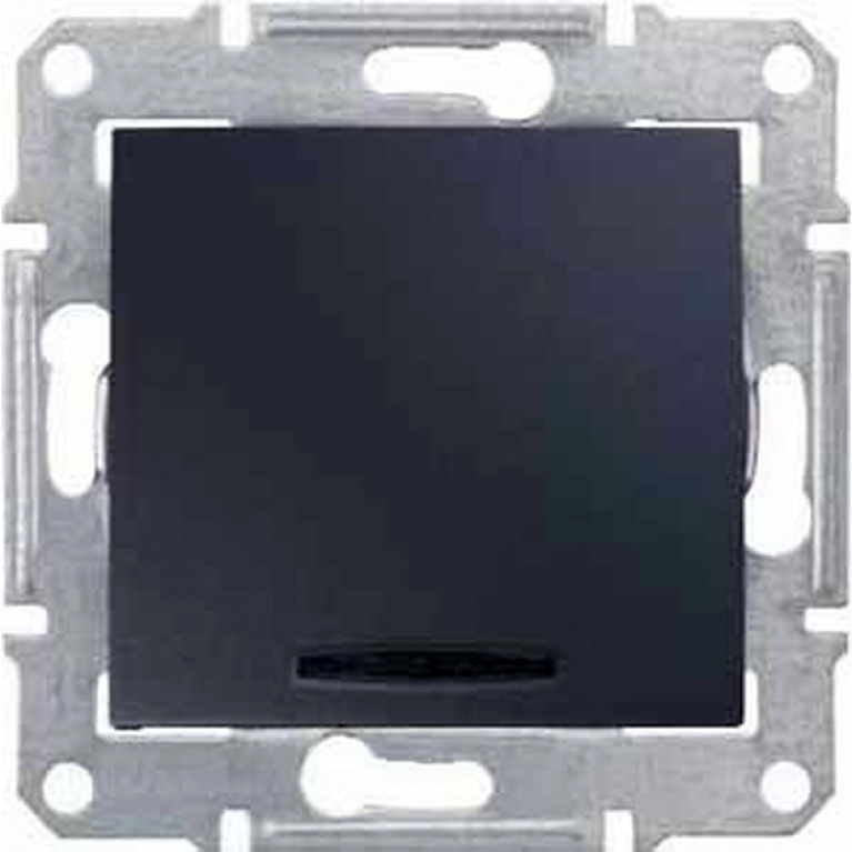 Переключатель 1-клавишный Schneider Electric SEDNA, с подсветкой, скрытый монтаж, графит, SDN1500170 Переключатель 1-клавишный Schneider Electric SEDNA, с подсветкой, скрытый монтаж, графит, SDN1500170