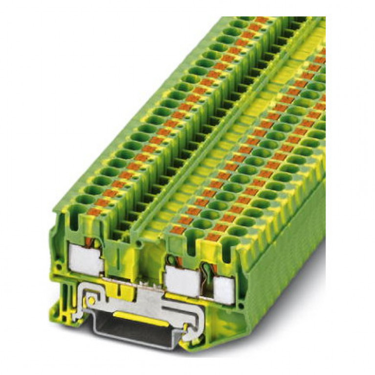 Клемма защитного провода PHOENIX CONTACT 0,2.4 мм², желто-зеленый, 3211780