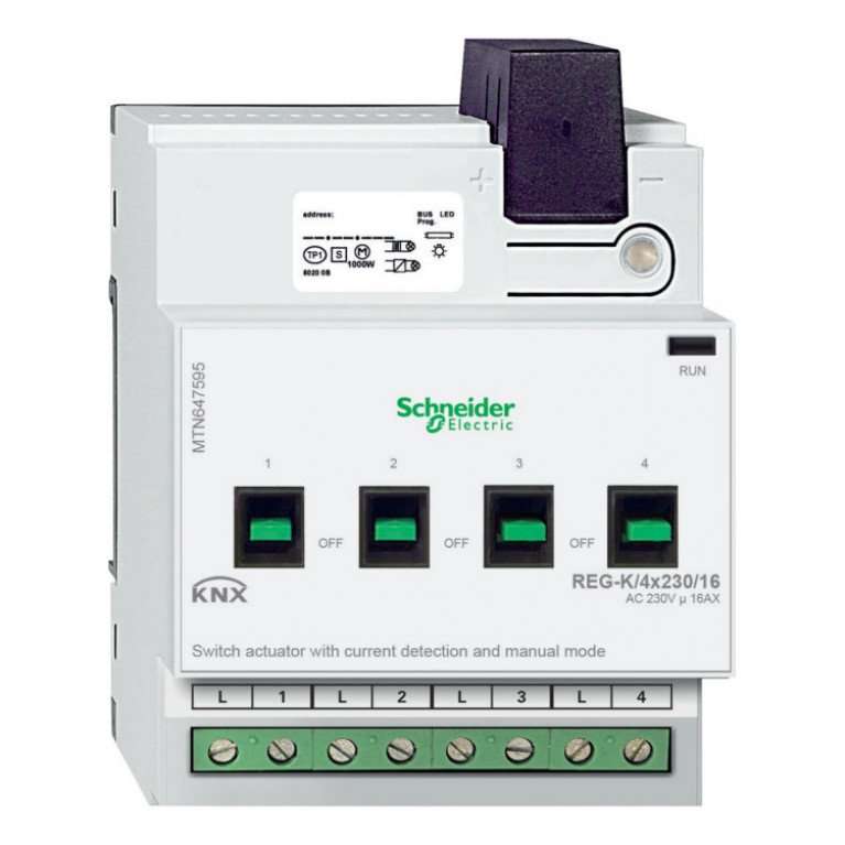 АКТОР ДЛЯ ВЫКЛ REG-K//4X230//16 С РУЧН УПР