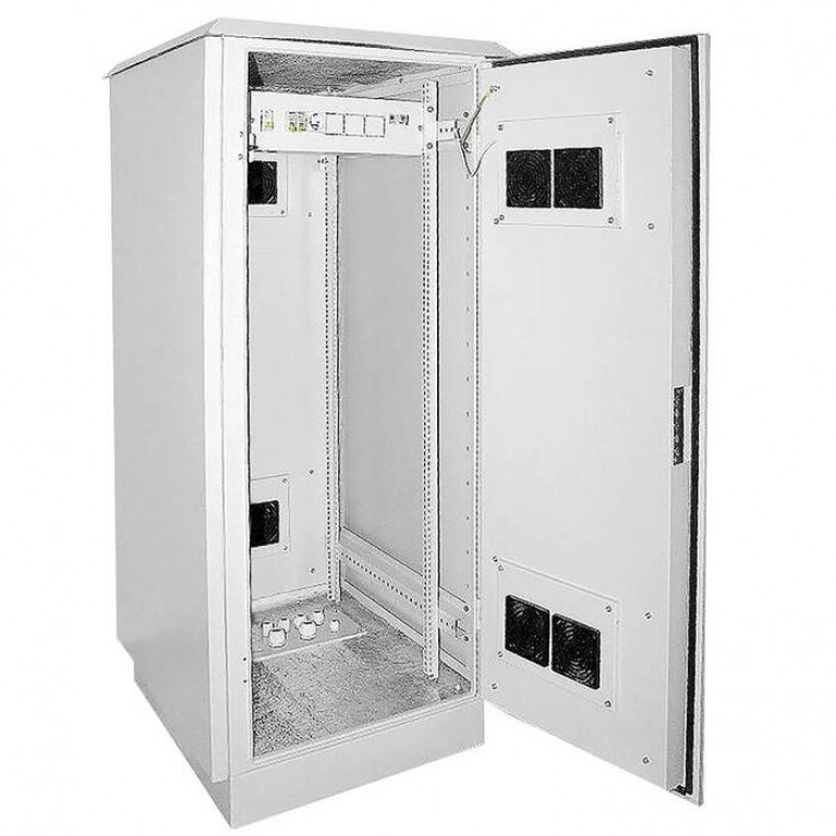 ITK Шкаф уличный 19 42U 720x860, IP55 металл двери, серый