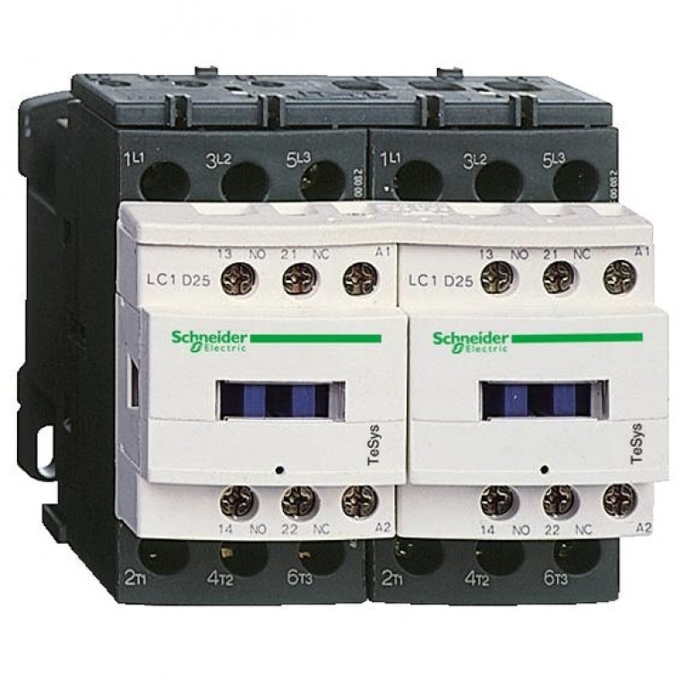 Реверсивный контактор Schneider Electric TeSys LC2D 4P 200А 400//230В AC, LC2D115004P7