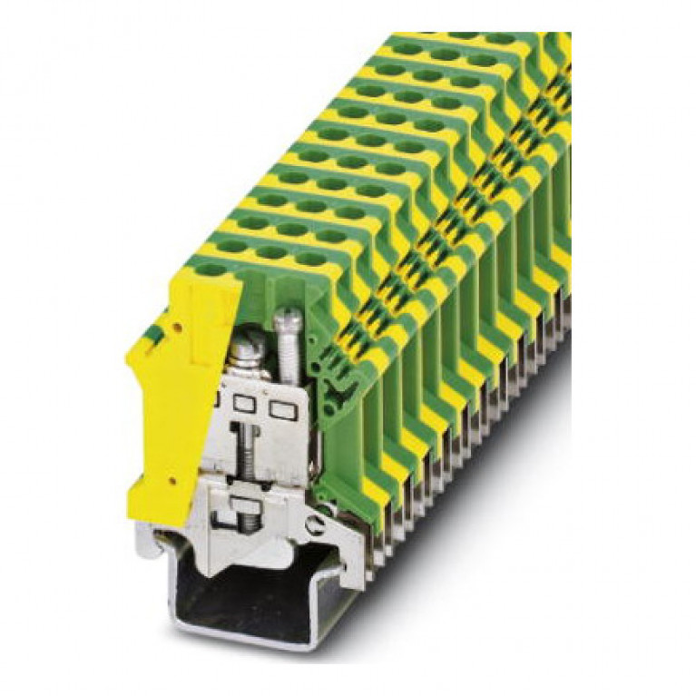 Клемма защитного провода PHOENIX CONTACT 0,5.10 мм², желто-зеленый, 0448015