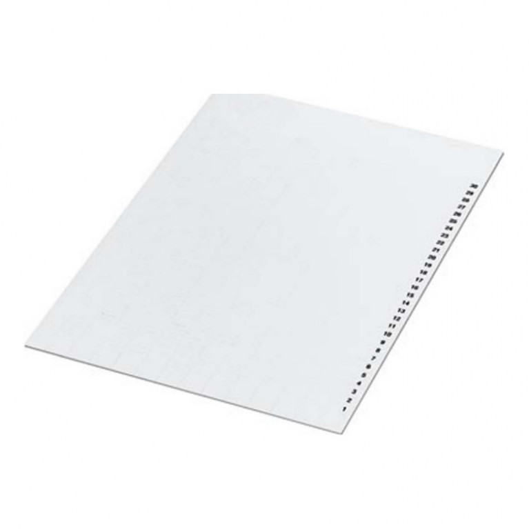 МАРКИР СТР A4 С 488 СИМВ 15X4MM, КАБ ДЛЯ NSYTRABCV ХОМУТОВ, КРАСН