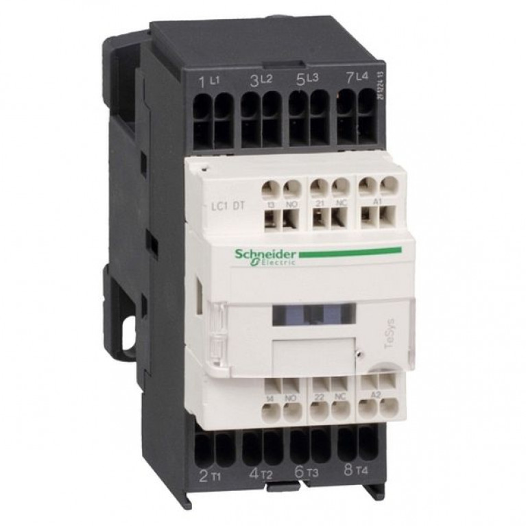 Контактор Schneider Electric TeSys LC1D 4P 25А 440//24В DC 11кВт, LC1DT253BL