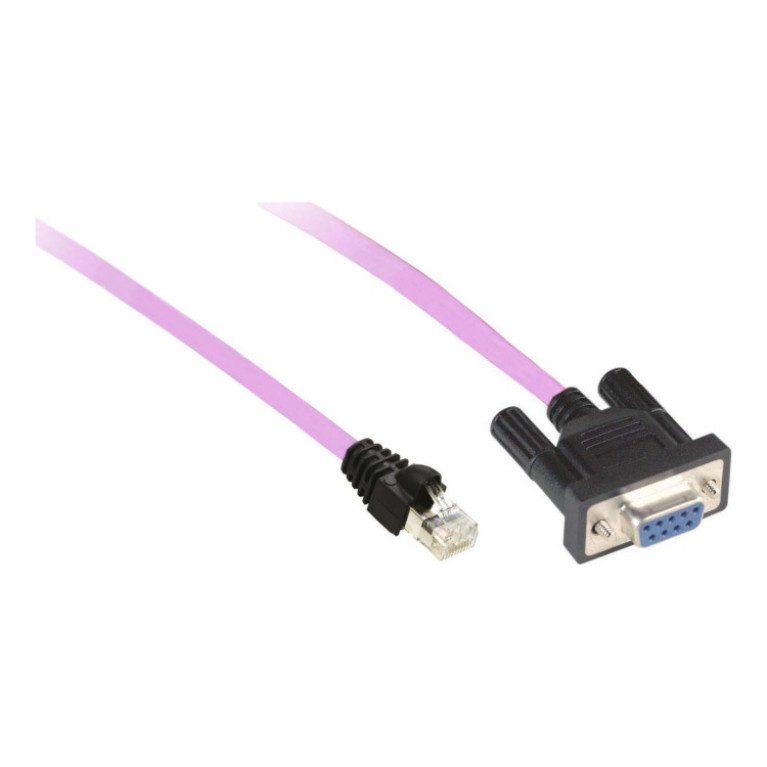 CANOPEN CABLE, 0,5M, SUB-D 9 FEMALE//RJ45