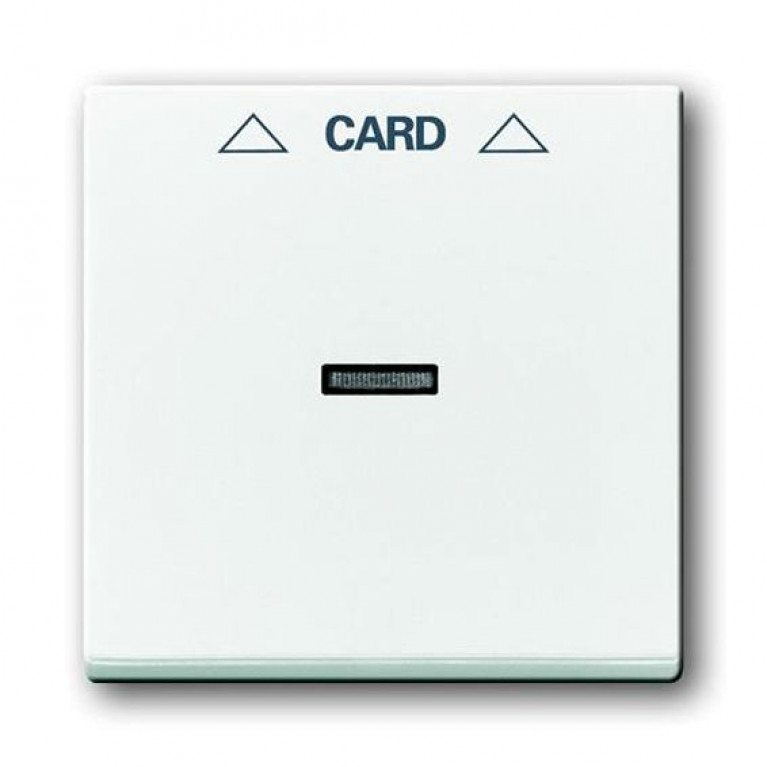Накладка на карточный выключатель ABB, альпийский белый, 2CKA001710A3641