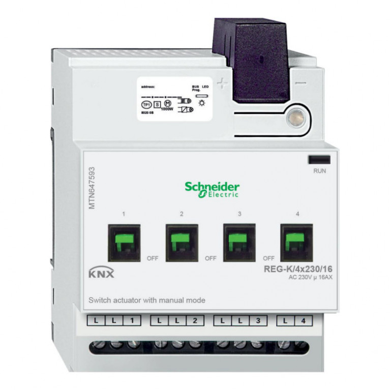 АКТОР ДЛЯ ВЫКЛ REG-K//4X230//16 С РУЧН УПР